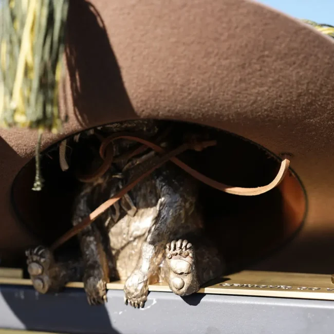 Skautiškas meškinas Telšiuose vardu Zenonas