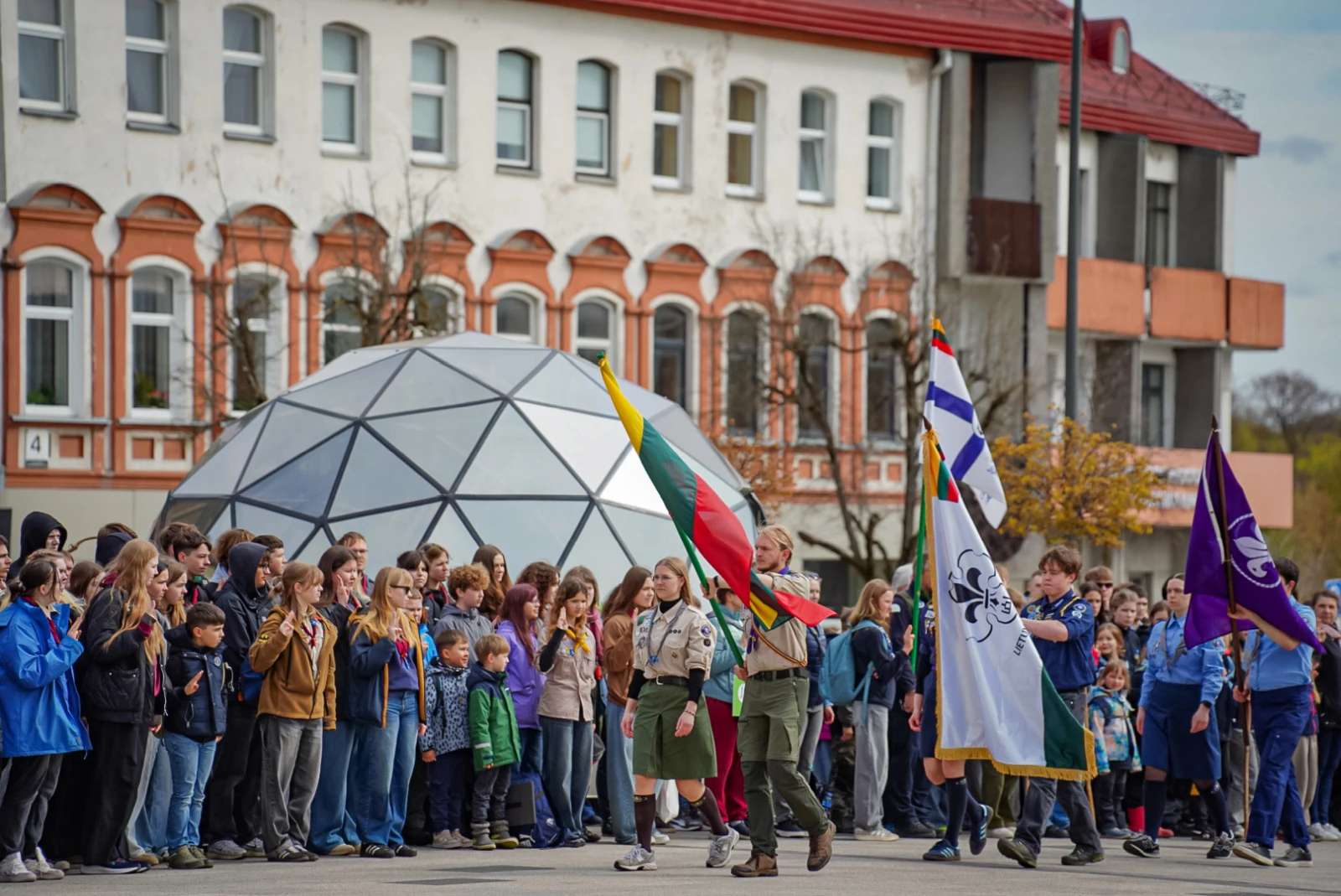 Jurginės aukštaitijoje - kasmetinė skautų pavasario šventė 2026 balandžio 25 vyko Panevėžyje